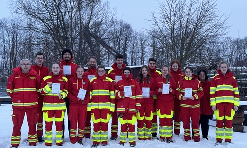 Die Teilnehmer des SAN A-Kurses.