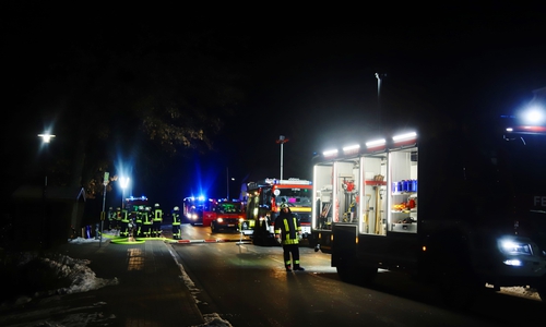 Zahlreiche Kräfte waren im Einsatz.