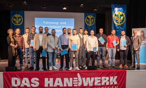 Die freigesprochenen Fahrzeug- und Karosseriebauer.