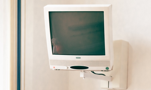 Impressionen aus einem verlassenen Krankenhaus.