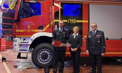 Der Rüstzug Goslar hat ein neues Löschfahrzeug.