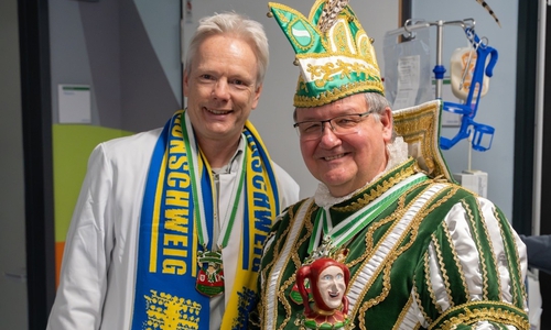 Prinz Andreas II. besuchte das Klinikum Braunschweig.