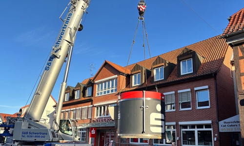 Der SB-Pavillon geht auf Reisen.