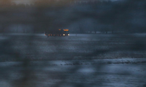 Linienbus im Schnee (Archiv)