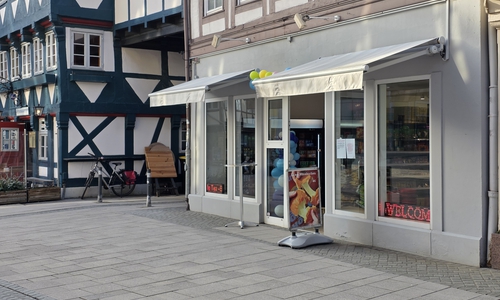 Bis Ende Januar war hier das Kindermodegeschäft