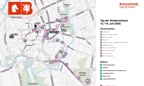 Die Meilen in Braunschweig für den Tag der Niedersachsen sind bereits geplant.