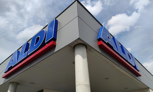 Logo an Aldi-Nord-Filiale (Archiv)