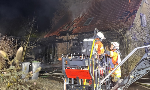 Die Feuerwehr war in der Nacht zu Mittwoch gefordert.