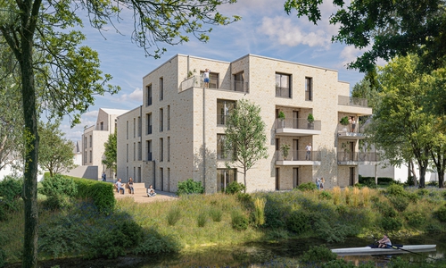 Das zweite Haus soll im rückwärtigen Bereich direkt am Wasser gebaut werden.