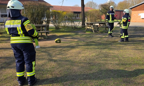 An vier Wochenenden fand die Ausbildung der Nachwuchsbrandschützer statt.
