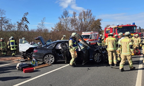 Die Feuerwehr war mit vielen Einsatzkräften vor Ort.