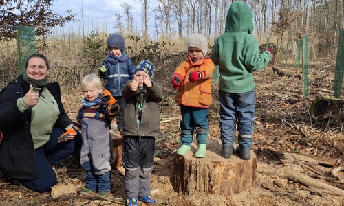 Man war stolz auf das Geleistete.