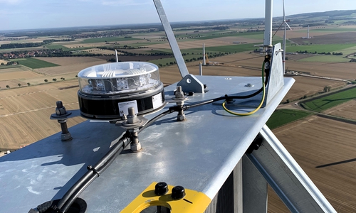 Die bedarfsgerechte Nachtkennzeichnung Windpark Ahlum-Dettum ist nun aktiviert. 