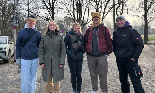 Die Projektgruppe der Gaußschule.