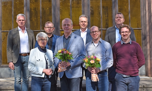 Bei der Staffelübergabe der Ärztlichen Leitung des Rettungsdienstes.