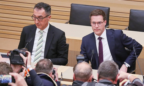 Cem Özdemir und Manuel Hagel am 08.03.2026