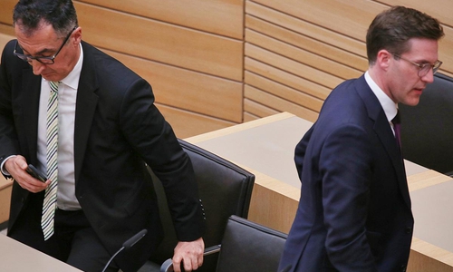 Cem Özdemir und Manuel Hagel am 08.03.2026
