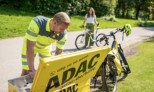 Immer öfter werden die Pannenhelfer auch von Radfahrern gerufen.