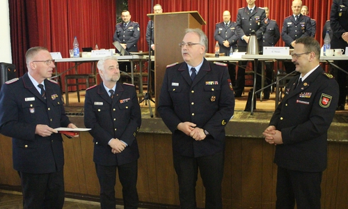 Bei der Veranstaltung waren zahlreiche Mitglieder der Ortsfeuerwehren vertreten.