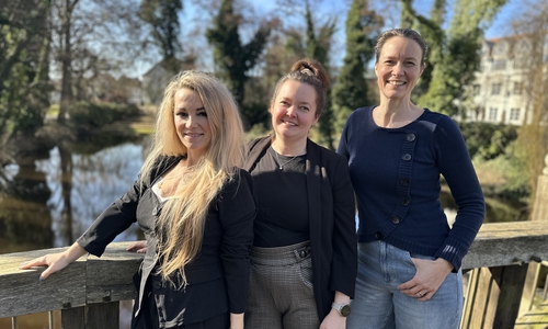 Ansprechpartnerinnen im Bildungsbüro des Landkreises Gifhorn sind (von links) Nadine Schulz, Stephanie Jankowski und Carmen Zien. 