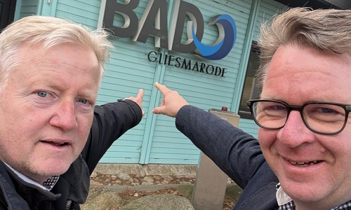 Thorsten Wendt (li.) und Carsten Müller vor Ort.