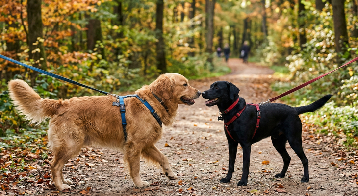 Gassi-Knigge: Verhaltenstipps für die Begegnung mit fremden Hunden