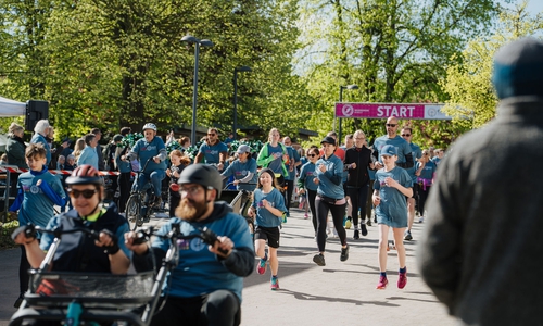 Mehr Menschen als jemals zuvor haben in diesem Jahr am inklusiven Spendenlauf teilgenommen.