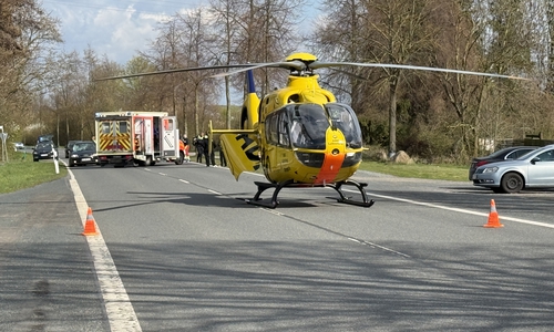 Auf der K40 kam es zu einem schweren Unfall.