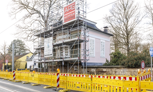 Der historische Rokoko-Pavillon in Stöckheim.