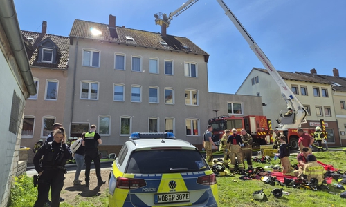 Zahlreiche Einsatzkräfte waren vor Ort.