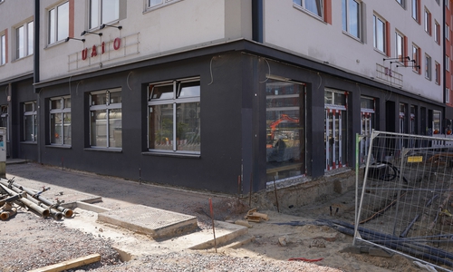 Innen und außen Baustelle: Hier entsteht das neue Restaurant 