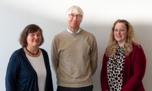 Bettina Drangmeister (links), Michel Golibrzuch und Marlene Schnieder.