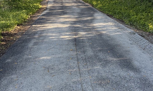 Die Spuren auf dem frisch sanierten Okerwanderweg sind nicht zu übersehen. Die Stadtverwaltung appelliert eindringlich, die Sperrung zu beachten, damit die Freigabe Ende Mai wie geplant erfolgen kann. 