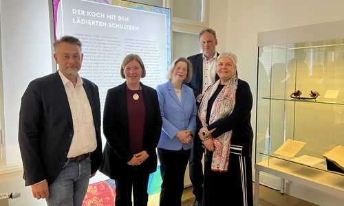 Ivica Lukanic, Dr. Bettina Jungklaus, Dr. Silke Wagener-Fimpel, Markus Gröchtemeier und Dr. Sandra Donner (v. li.). 