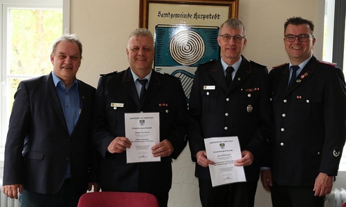Yves Nagel, Jürgen Buchholz, Jens Bultmeyer, Nico Sparkuhl. (Archiv)