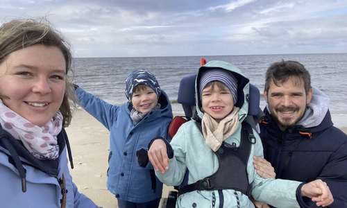 Mika und seine Familie hoffen auf eine rege Beteiligung beim Spendenlauf.