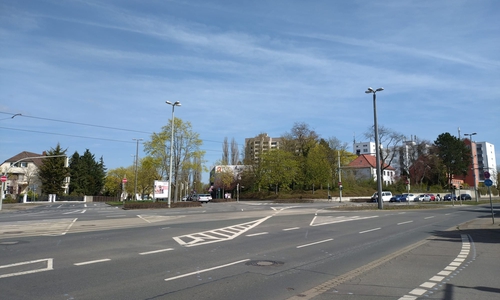 Hier soll sie entstehen: die Wendeschleife für die Straßenbahn (Archivbild).