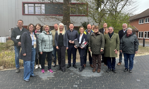 Der neue Innenhof der BBS1 wurde heute eingeweiht.