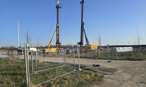 Derzeit ruhen die Arbeiten in Mehrum.