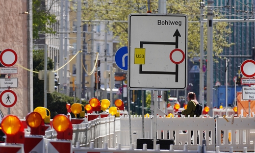 Über den Hagenmarkt geht es derzeit nur auf Umwegen.