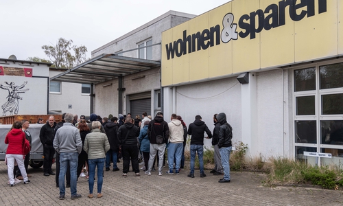 Großer Andrang: Die Aktion zieht viele Besucher an.