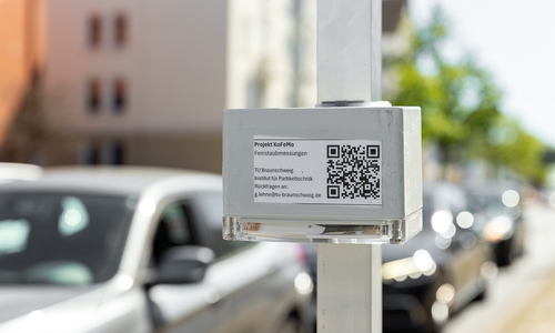 Stationäre Luftqualitätsmesssysteme des Instituts für Partikeltechnik (TU Braunschweig) erfassen Daten zur Feinstaubbelastung. 