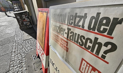 "Bild"-Schlagzeile "Kommt jetzt der Kanzler-Tausch" am 27.05.2026