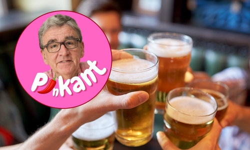 Haben sich einiges zu erzählen: Thomas Pink und seine Stammtischbrüder.