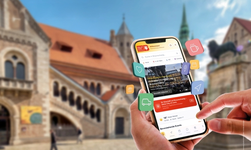 Die neue Web App Braunschweig – Deine City of Lions bietet umfangreiche Infos zur Löwenstadt auf einen Blick.