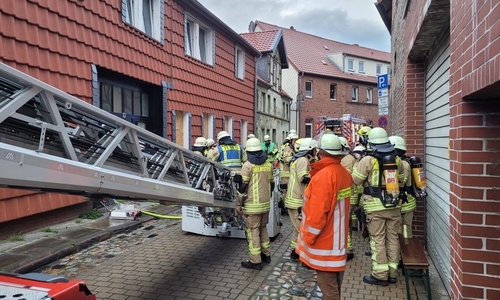 Die Feuerwehr musste in die Straße Fechtboden ausrücken.