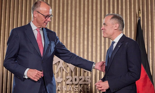 Friedrich Merz und Mark Carney (Archiv)