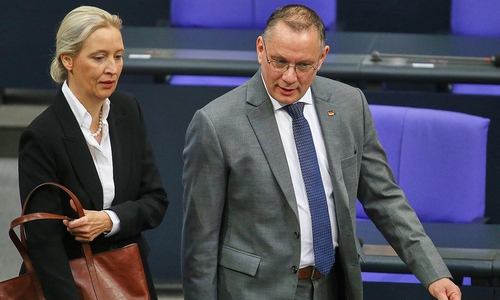 Alice Weidel und Tino Chrupalla (Archiv)
