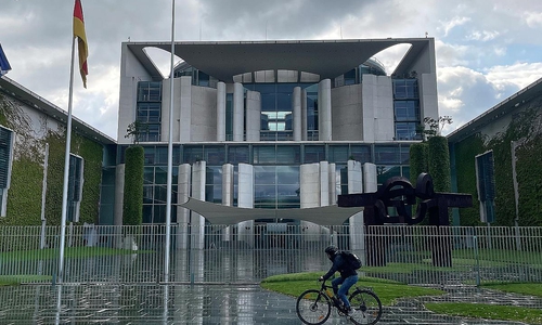 Bundeskanzleramt am 12.05.2026 während des Koalitionsausschusses