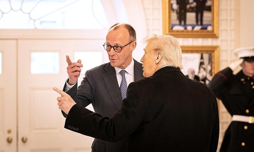 Friedrich Merz und Donald Trump (Archiv)